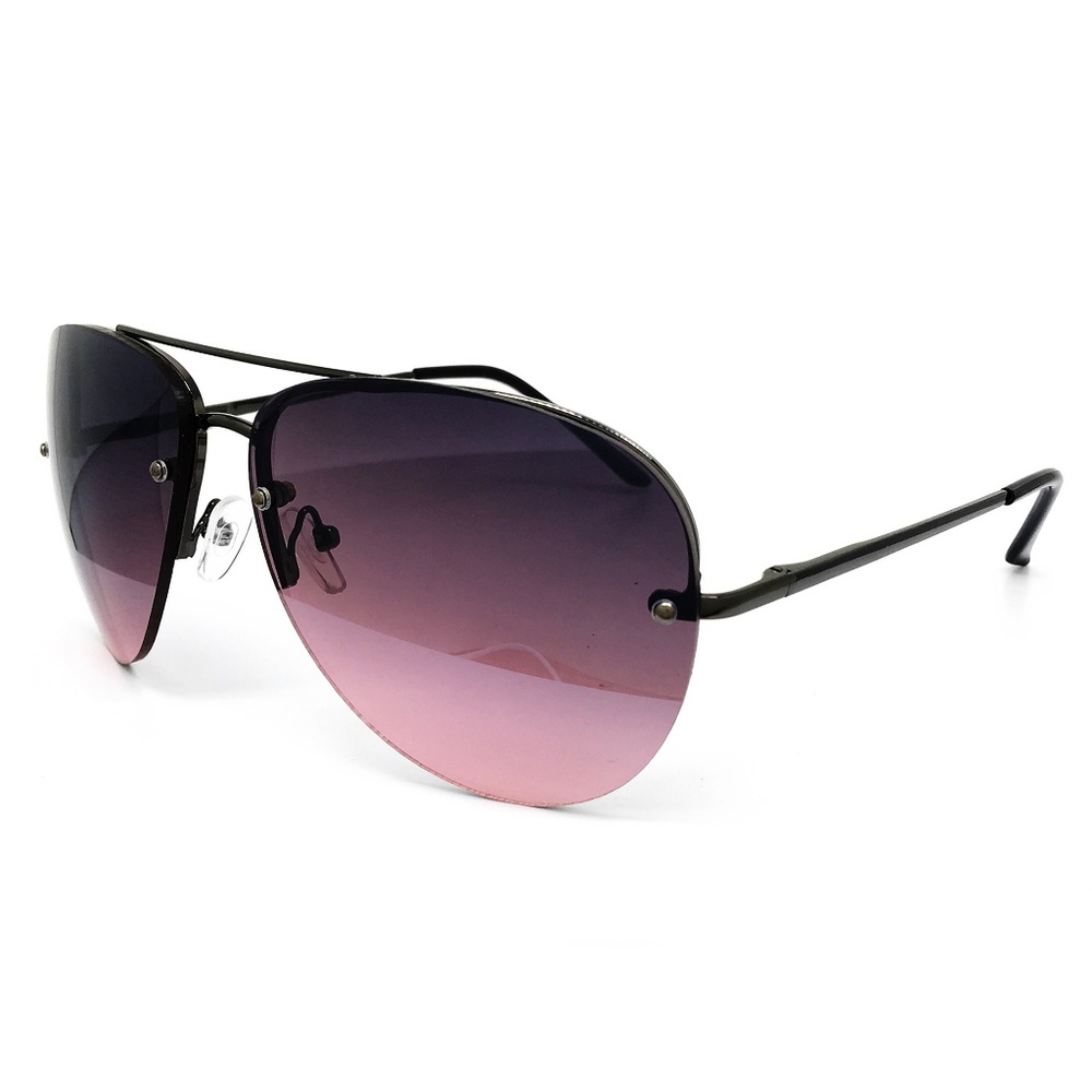 O2 Eyewear 3111 Rimless Aviator Sunglasses (PR) - Picture 4 of 8